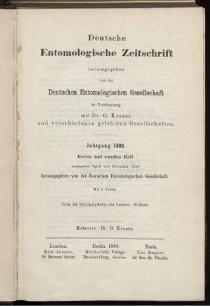 32: Deutsche entomologische Zeitschrift