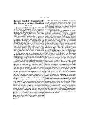 Die von der östereichischen Regierung beabsichtigten Reformen in der höheren Lehrerbildung