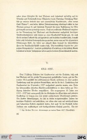 V. 1912-1937
