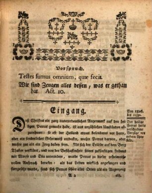 Frag, Ob die päbstliche Verordnung, wegen Lesung der Bibel, Christo und seinem heiligen Wort nicht vielmehr zur Ehre als Unehre gereiche : in den heiligen Oster-Feyertagen wider den schon bekannnten Gegner Beantwortet