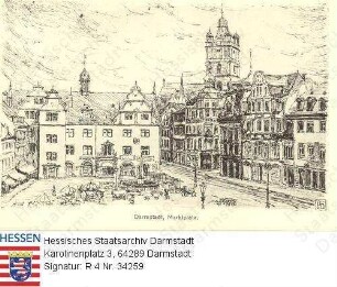 Darmstadt, Marktplatz