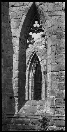 Maßwerkfenster, Kirchenruine Oybin