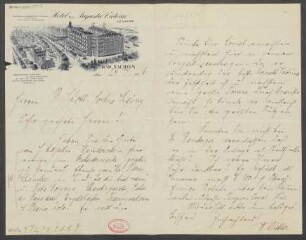 Brief an B. Schott's Söhne : 24.07.1906