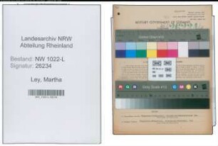 Entnazifizierung Martha Ley , geb. 15.04.1901 (Bueroangestellte)