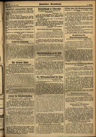 Zweite Ausgabe vom Samstag, den 22. Juli 1933.