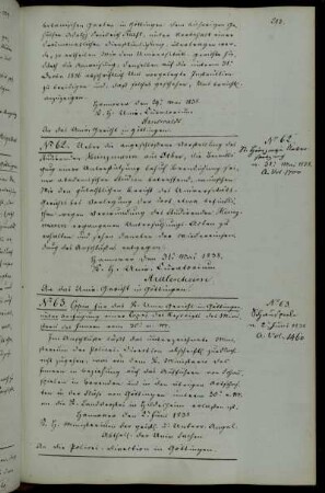 Anordnung zur Zusendung eines gerichtlichen Gutachtens zum Beihilfegesuch des Studierenden Heinzmann.