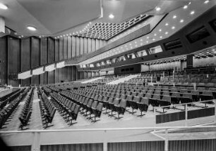Dresden, Kulturpalast, Inneres. Großer Saal, Parkett, Ausstattung Deutsche Werkstätten Hellerau
