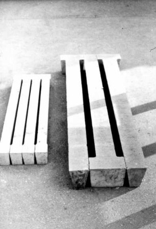 Baustoffe Spaltenboden aus Beton