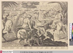 [Straußenjagd; Ostrich hunt]
