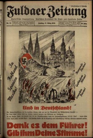 Ausgabe vom Freitag, den 27. März 1936.