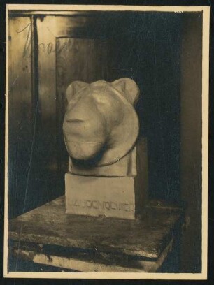 Fotografien: Skulptur Löwenkopf