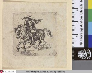 [Der Reiter mit Pistole; A Horseman; Ruiter]