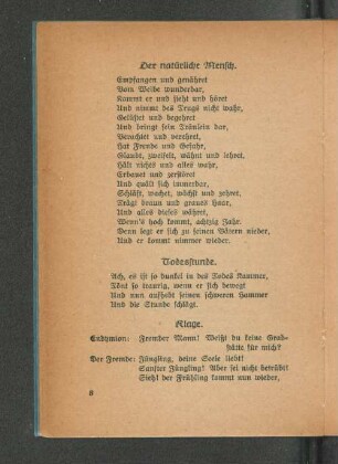 Klage.