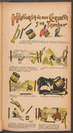 Historia de una corneta y un tambor - [Cómic]