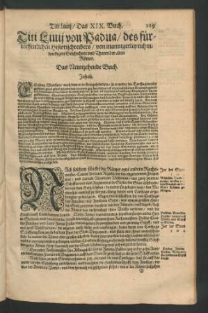 Das Neunzehende Buch.