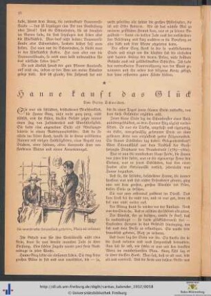 Hanne kauft das Glück.