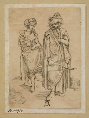 Der Orientale und sein Weib (Die Türkenfamilie)