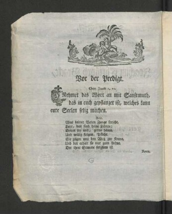 [Text zur Musik, als der Wohlehrwürdige, ... Herr Joachim Christoph Bracke, ...]