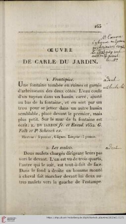 Oeuvre de Carle du Jardin
