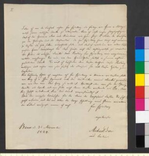 Brief von Beer, Michael an Goethe, Johann Wolfgang von