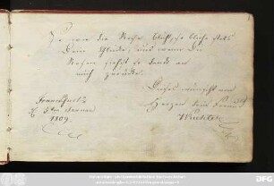 Denkmahl der Freundschaft : Stammbuch C.F.W.S.