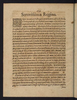 174-177, Serenissima Regina