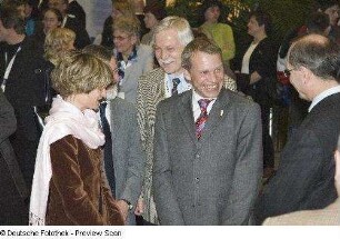Barbara Ludwig, Staatsministerin für Wissenschaft und Kunst in Sachsen, und Ingolf Roßberg, Oberbürgermeister der Stadt Dresden