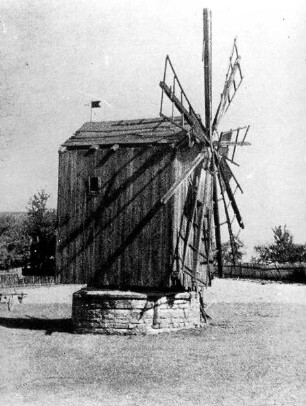 Wermsdorf-Lampersdorf. Paltrockmühle, Ansicht, Repro