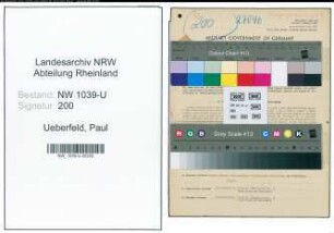 Entnazifizierung Paul Ueberfeld , geb. 02.04.1913 (Schuhmacher)