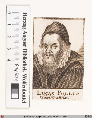 Bildnis Lucas Pollio (eig. Pollach) d. Ä.