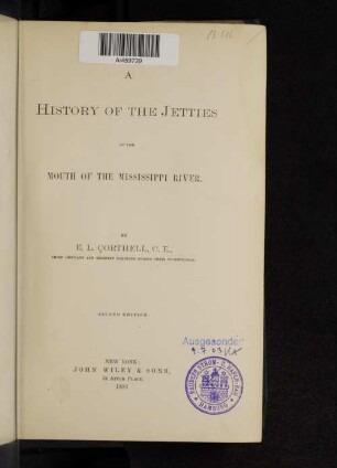 A history of the jetties at the mouth of the Mississippi River