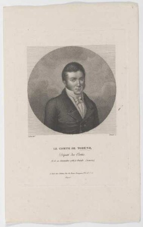 Bildnis des Comte de Toreno