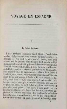 I. De Paris à Bordeaux