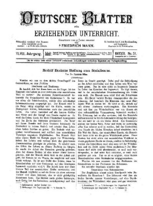 Rudolf Euckens Stellung zum Sozialismus