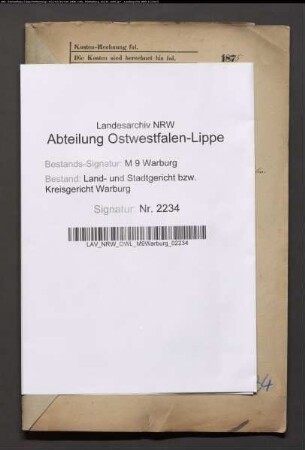 Erblasser: Thomas, Karl; Erblasser: Thomas, Pauline, geb. Kleinschmidt: