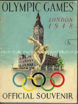 Informations - und Programmheft zu den Olympischen Spielen 1948 in London