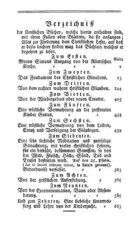 Verzeichniß der sämtlichen Bücher, [...]