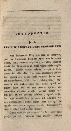 De hodierno iuris Romani usu