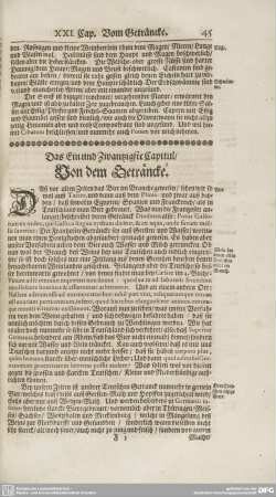 Ein und Zwantzigstes bis Dreyssigstes Capitul.