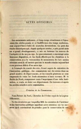 Bulletin de la Commission Historique du Département du Nord. 1. 1843