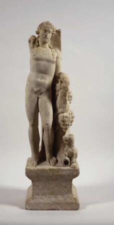Tischfuß mit Dionysos/Bacchus