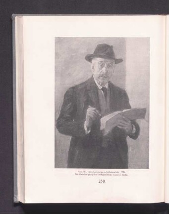 Abb. 161. Max Liebermann, Selbstporträt. 1926.