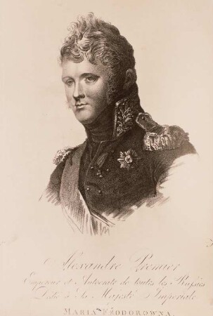Bildnis des russischen Kaisers Alexander I.