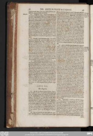 Caput VIII. De allegoria.