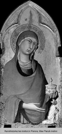 Polyptychon aus San Domenico (Monaldeschi-Polyptychon) : Maria Magdalena und der Stifter von Sovana, Bischof Trasmondo Monaldeschi