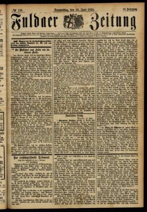 Ausgabe vom Donnerstag, den 16. Juni 1892.