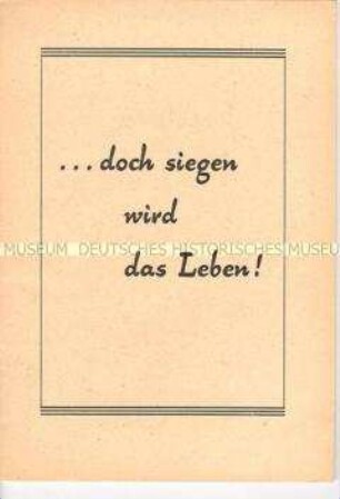 Illustrierte Propagandaschrift über Repressionen gegen die FDJ in der Bundesrepublik