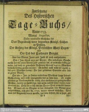 Monat Augustus