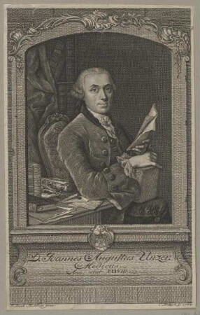 Bildnis des Joannes Augustus Unzer