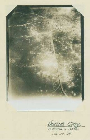 Foto des Geländes östlich von Cléry(-sur-Somme) (Luftbild)